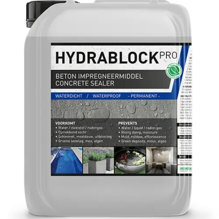 hydrablock pro, beton impregneermiddel, kelder waterdicht maken, beton impregneren
