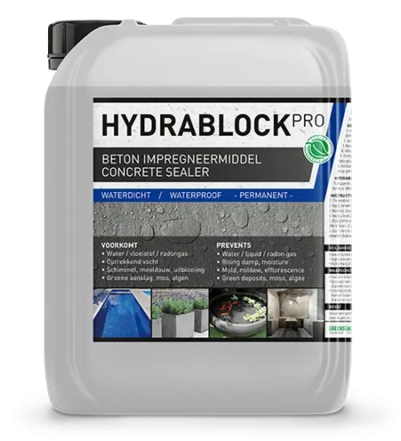 hydrablock pro, beton impregneermiddel, kelder waterdicht maken, beton impregneren